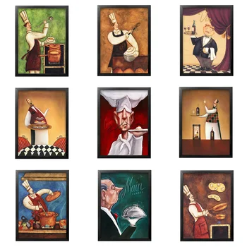 

Cartoon Chef 5D Diamond Embroidery DIY Diamond Painting Mosaic Full Square Drill Kitchen Dining Room Decor Painting