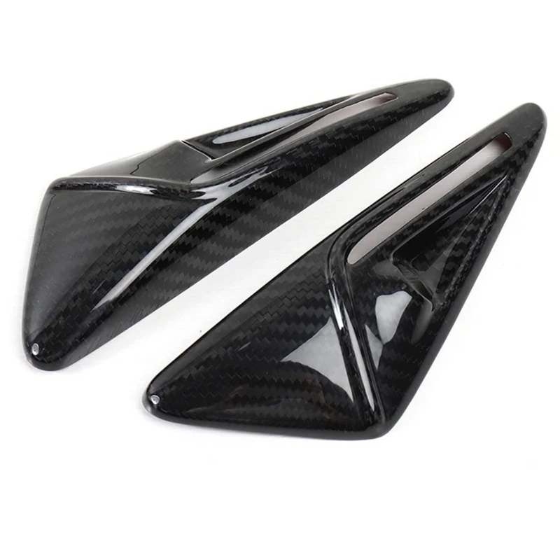 For Tesla Model 3 Y 2018 2021 Carbon Fiber Side Camera Cover Trim Turn Signal Camera Fender