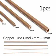 300mm de comprimento tubo de cobre de alta qualidade tubulação de encanamento/tubo diy haste 2mm 5mm diamete interno