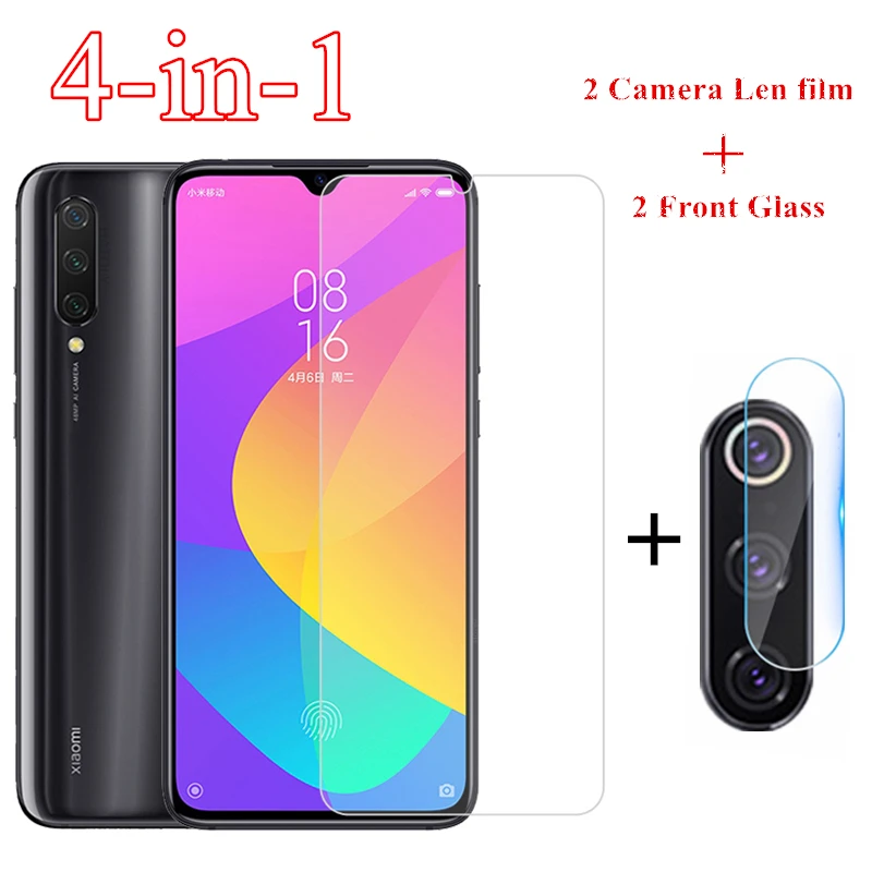 2 шт. Для Xiaomi Mi 9 10 Lite стекло для Redmi Note 9s 8 7 Pro 8T 8A 7A 6A закаленное протектор экрана
