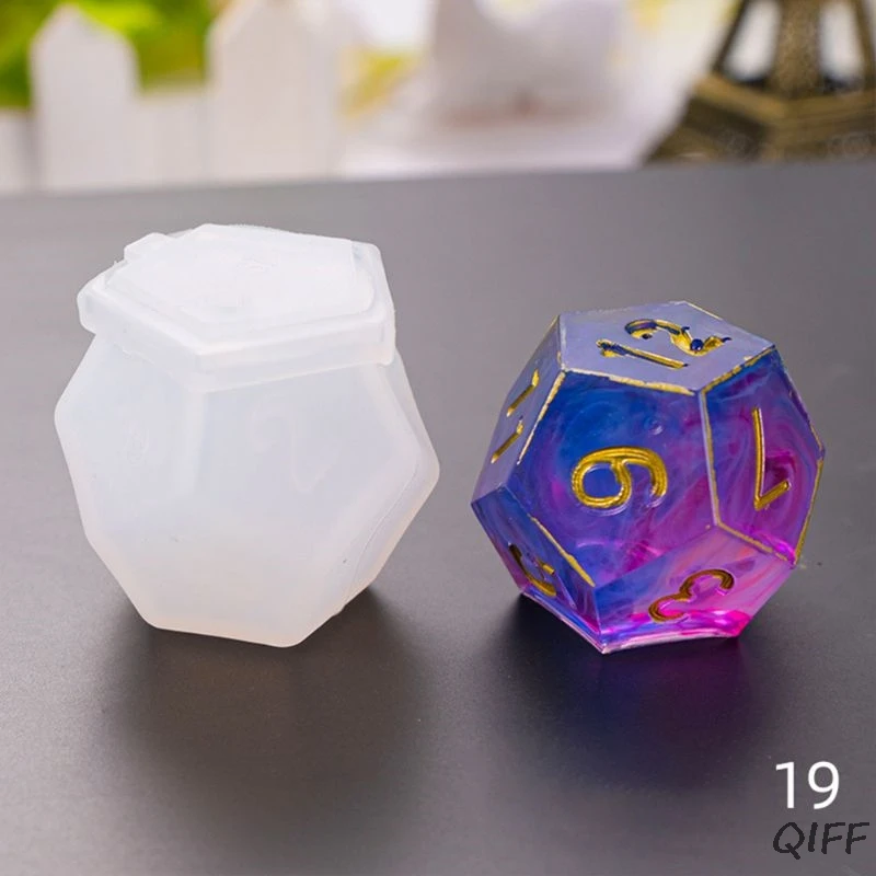 DIY Кристалл эпоксидной формы кости филе Форма мульти-спец Цифровой игры силиконовые формы