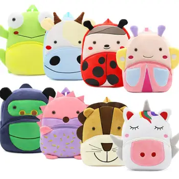 

Plush backpack neoprene school bag baby children school bag kindergarten girl boy baby backpack
