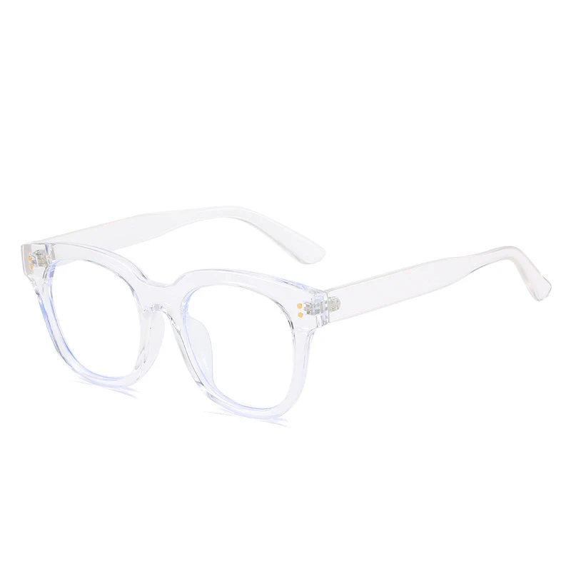 UVLAIK Ретро квадратные мужские и женские очки оправа оптическая прозрачная анти-синий светильник оправа Роскошные брендовые дизайнерские очки - Цвет оправы: C3 Clear