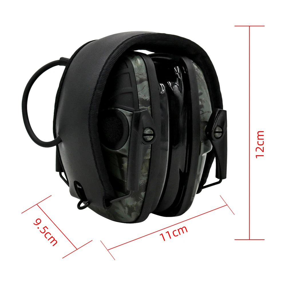Tactical Electronic Shooting Hearing Protective Sound Amplification Noise Reduction Ear Muffs Sightlines Gel Earmuffs Headset