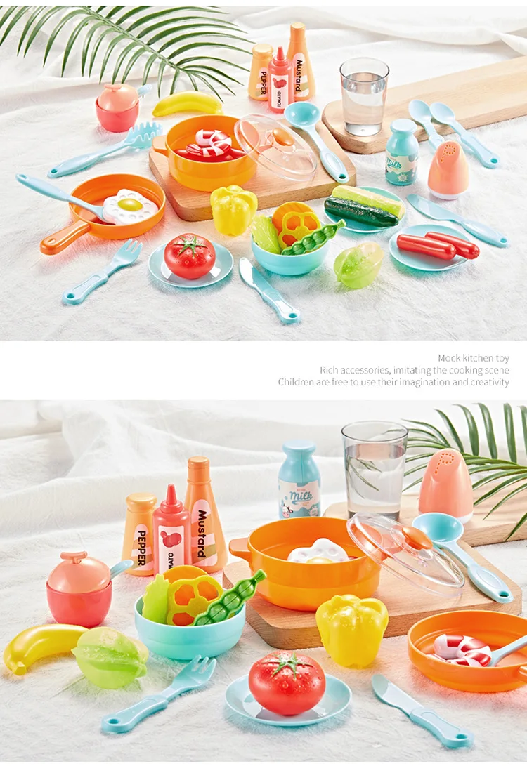 Children Kitchen Set Model Spray Kitchenware GIRL'S Play House Cooking Cook Toy Large Size Baby 3-6-Year-Old