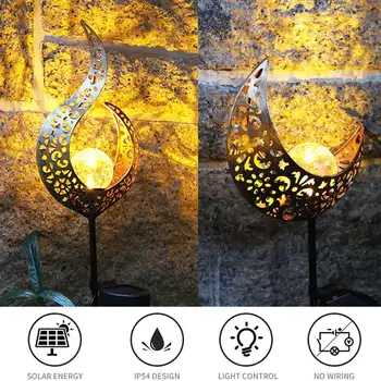 

LED Solar Flame Light Metal LED Garden Light Flame Effect Lamp Waterproof Outdoor Lights Landscape Lights Solar Decorative Light