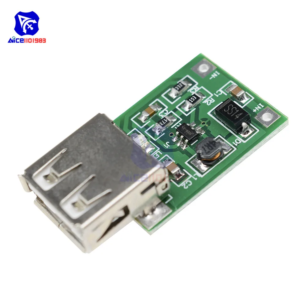 Diymore USB преобразователь с 0 9 5 в на В 600 мА повышающий усилитель модуль питания для