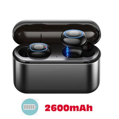 A2 Беспроводные Bluetooth 5,0 наушники TWS наушники спортивные водонепроницаемые наушники с микрофоном handsfree Наушники для вас мобильные телефоны - Цвет: Черный