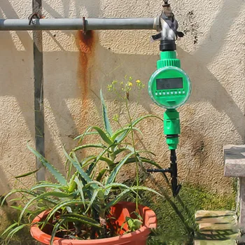 

1Pcs Automatic Garden Irrigation Water Timer Garden Irrigation Controller Watering Timer Hose Faucet Timer LCD Display