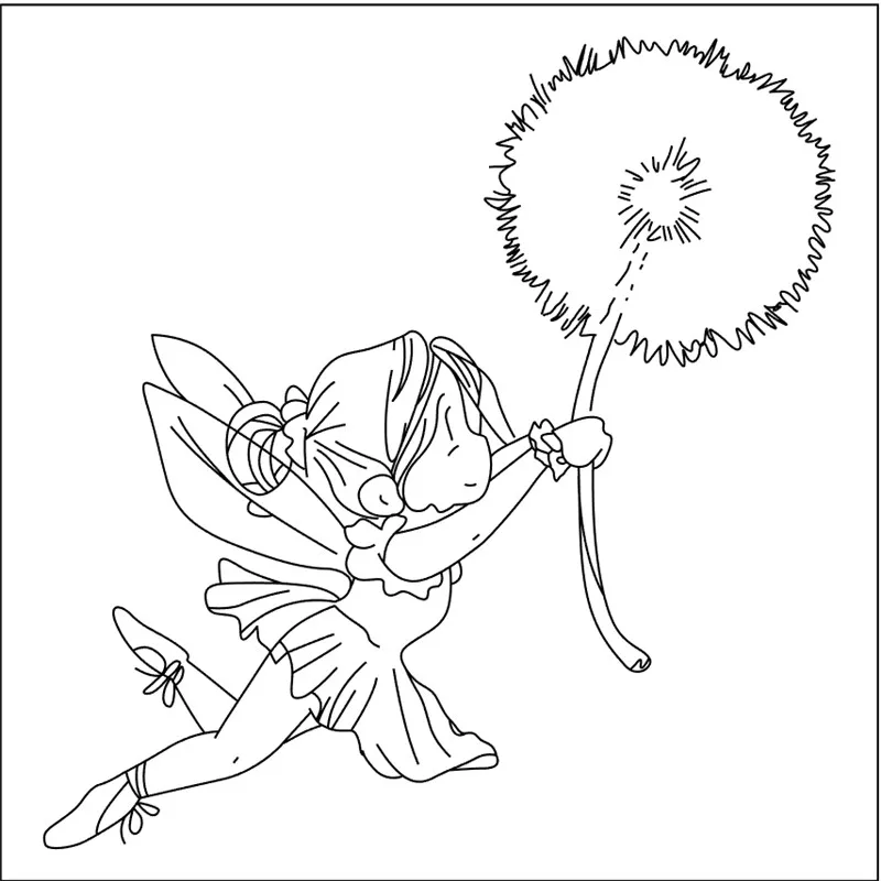 

10x10 Girl angel Transparent Clear Stamps for Scrapbooking for DIY Card Making Cutting Crafts Stencil