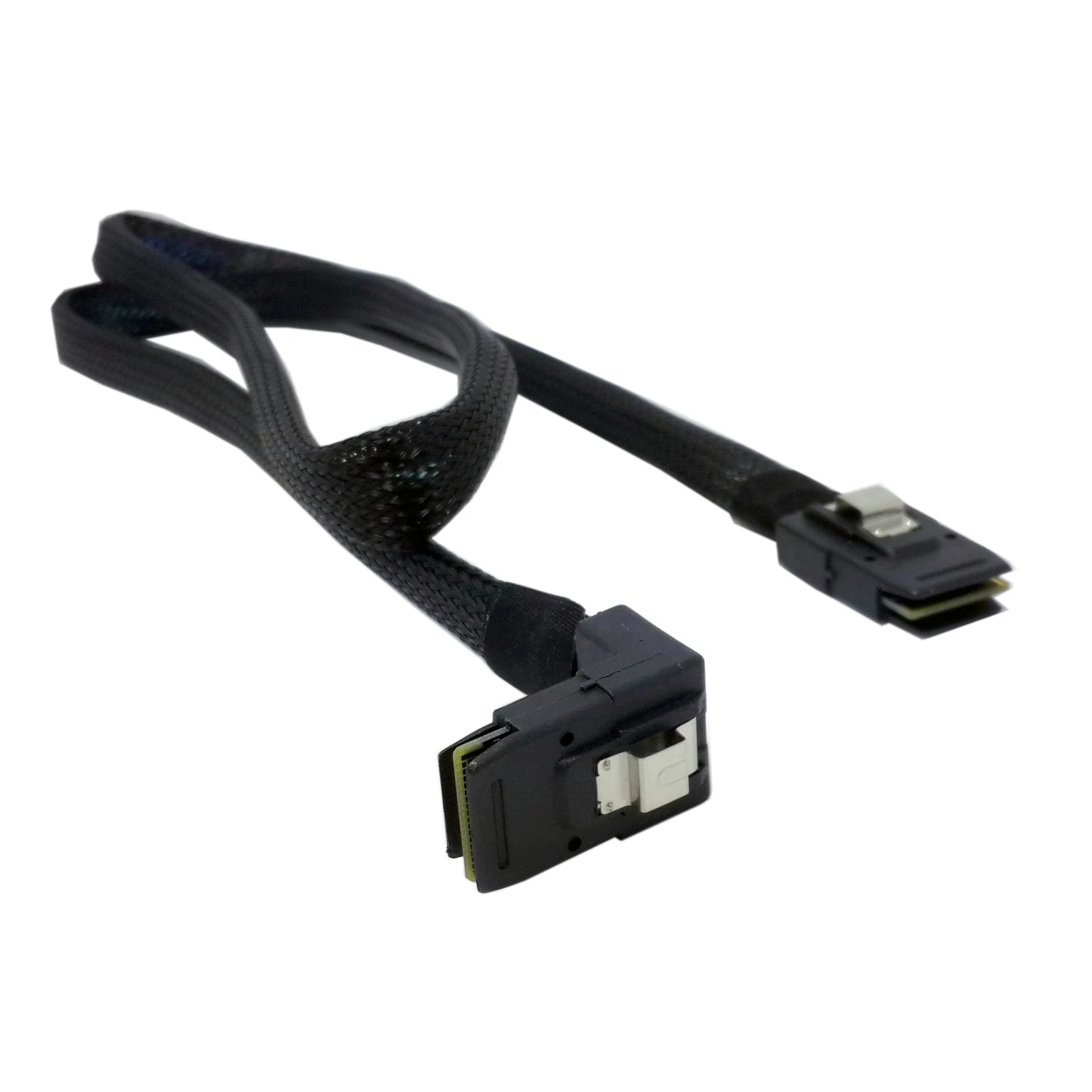 1 м SFF-8087 Mini SAS 4i 36 Pin to 36Pin правый 90 градусов Угловой кабель