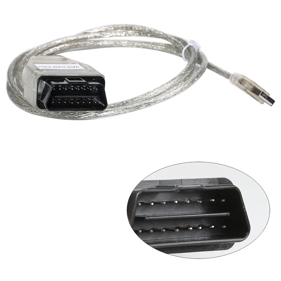 VAG CAN PRO V5.5.1 с чипом FTDI FT245RL VCP OBD2 Диагностический USB кабель KKL 409 Поддержка Can Bus UDS K Line