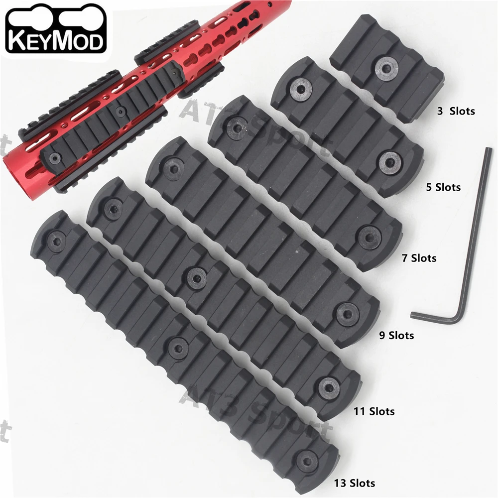 aluminum m-lok keymod rail section hardware
