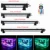 EU/US Plug 18-48CM 5050 RGB LED Aquarium Air Bubble Light Fish Tank Bar light Aquatic Submersible Lamp Waterproof RF Controller