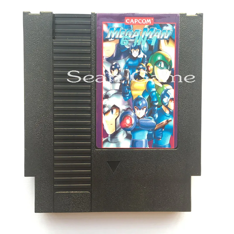 Superior quality Mega Man 6 in 1 The 72 Pin Game Cartridge for 8 Bit Video Console | Электроника