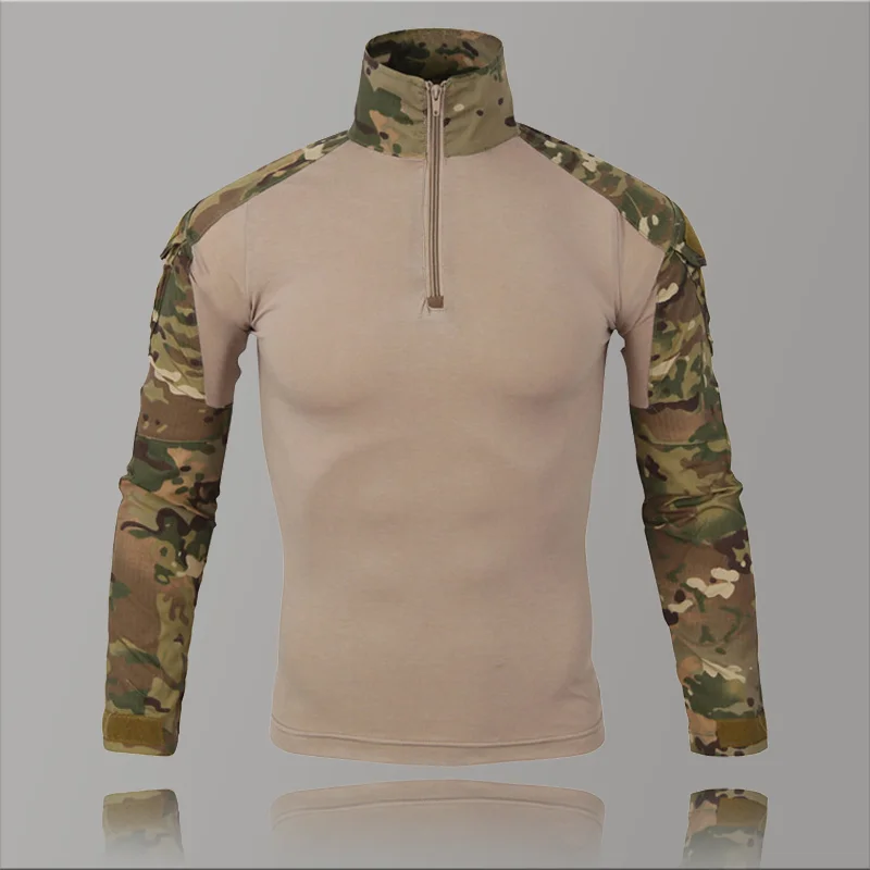 Outdoor Tactical Military Sweatshirts Men Zipper Camouflage Vintage Sweatshirts Autumn/Spring Casual Long Sleeves Pullover