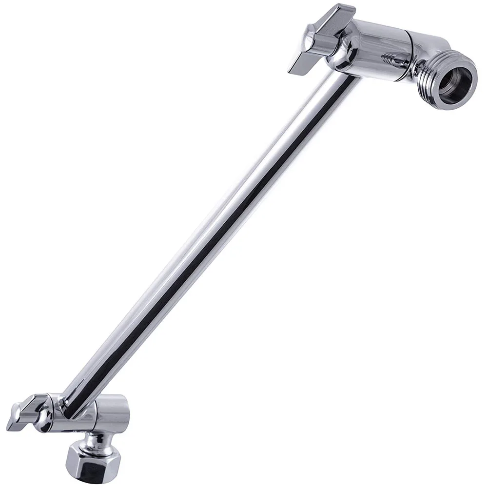 

Stable High Polished Copper Accessories Home Ergonomic Shower Extension Arm Leak Proof Bathroom Adjustable Easy Install Durable