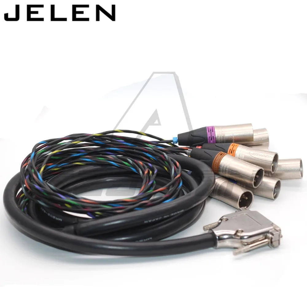 Canare MR202-8AT DB25 к NEUTRIK 8 XLR 3pin мужской аудио кабель