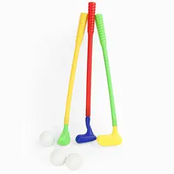 Дети Набор для игры в гольф Спорт на открытом воздухе игры игрушки мини набор для гольф-клуба родитель-ребенок интерактивные