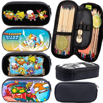

Cartoon Boys Girls Super Zings Pencil Case Students Superzings Pen Bag Teens Stationery Bag Kids Pencil Holder Surprise Gifts
