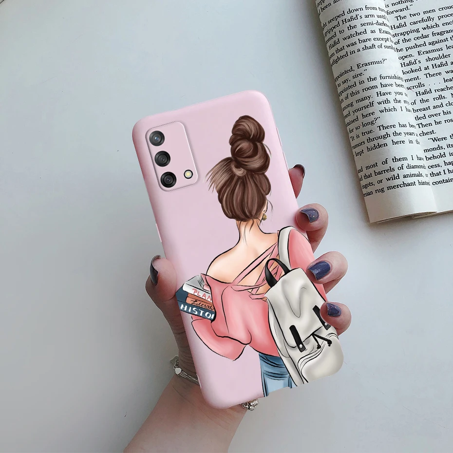 Cute Baby Girls Case For Oppo A74 Case OppoA74 CHP2219 Soft Silicone Phone Cases For Oppo A74 5G A 74 CPH2197 Back Cover Bumper cases for oppo back