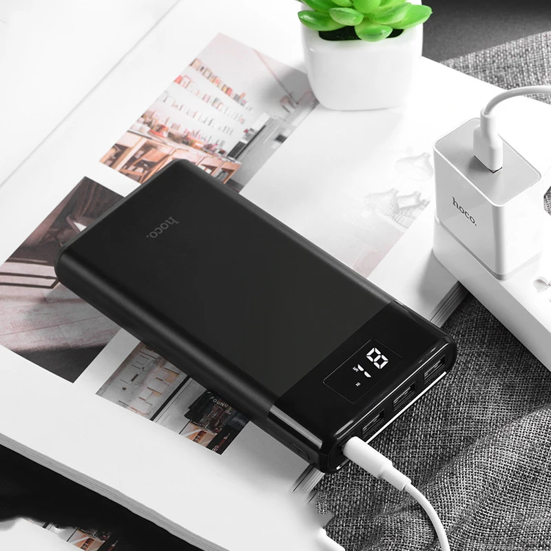 Band New 30000 mAh power Bank светодиодный цифровой дисплей 3 USB вход порт Портативная зарядка внешняя батарея для Xiaomi внешний аккумулятор - Цвет: Black