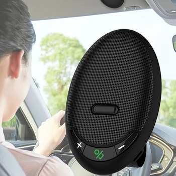 

Car Handsfree Bluetooth Car Kit, Bluetooth 5.0 Adapter Auto Wireless o Speaker MP3 Music Player Built-in Microphone