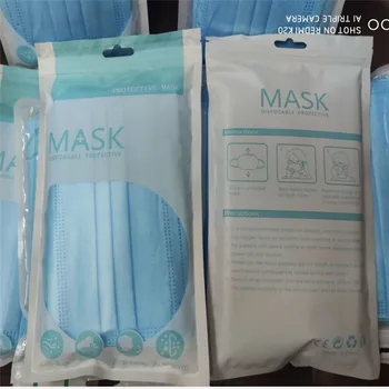

mascarillas 3-layer mask 200 100pcs Mouth Masks Boxed Masks 마스크 Disposable Earloops Masks Fast delivery mascarilla Face mask