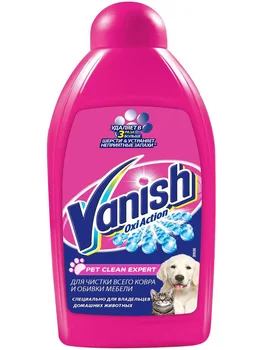 

VANISH VANISH OXI ACTION PET CLEAN EXPERT cleaner for carpet and upholstery