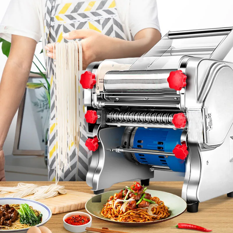 Details about   Electric Pasta Press Maker Noodle Machine Stainless Steel Commercial Home 