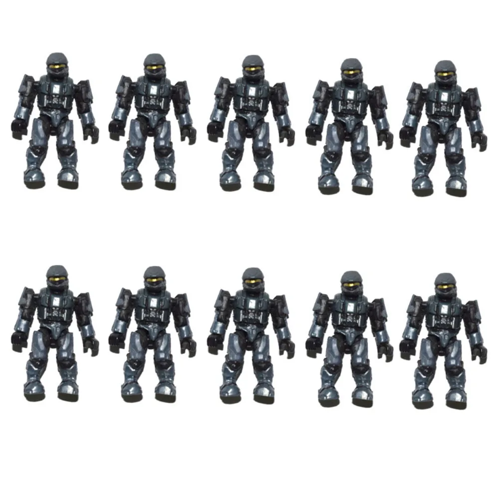 Экшн-фигурка разведчика EOD Ops Loose Lot of 10 Mega Bloks HALO Covert | Игрушки и хобби