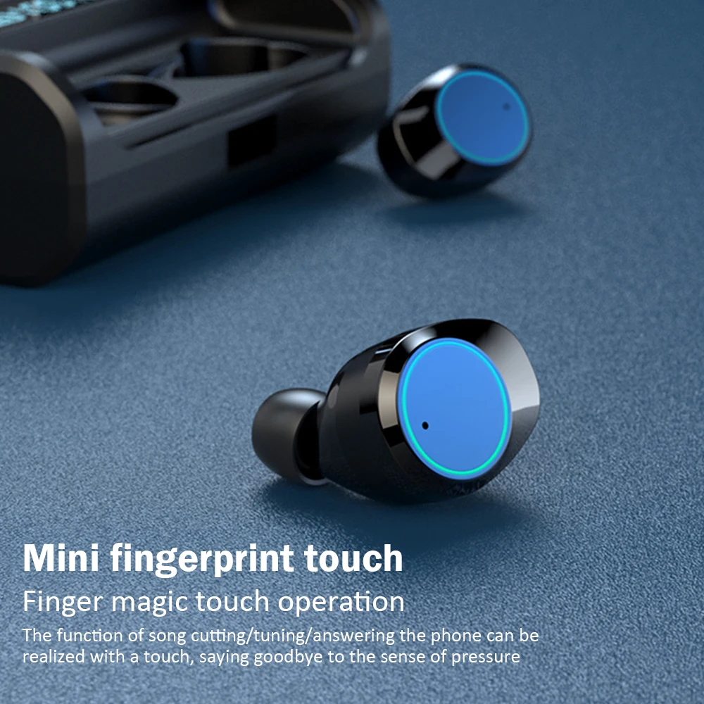 G06 Bluetooth 5,0 наушники TWS стерео бизнес Bluetooth гарнитура беспроводные наушники светодиодный дисплей с зарядным устройством 4000 мАч