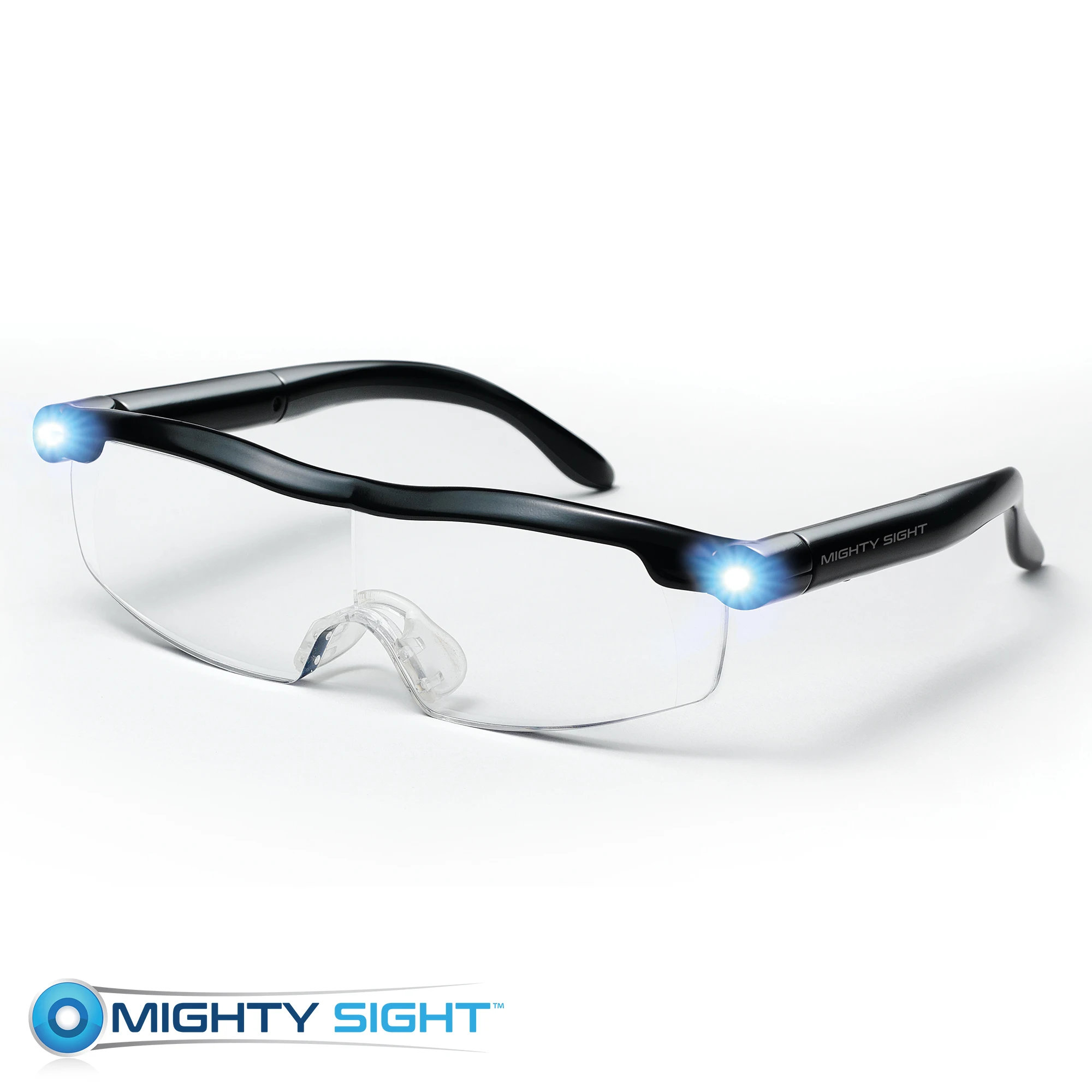 Высокое качество Mighty Sight светодиодный увеличительное стекло унисекс 160% увеличение Hands Free HD Lenes аккумуляторная
