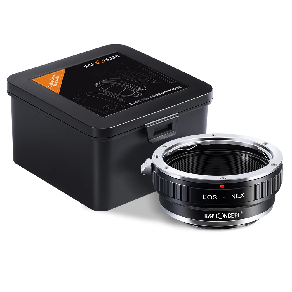 K& F CONCEPT Камера кольцо-адаптер для объектива камеры для цифровой однообъективной зеркальной камеры Canon EOS Объектив для sony NEX E-mount DSLR камер Камера NEX3 NEX5 NEX5N NEX7 NEX-C3 NEX-F3 NEX-5R
