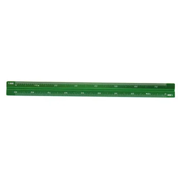 

Aluminum Triangular School Scale Ruler Ruler Multifunctional Office Supplies Small Proportion Colorful Measuring Tool