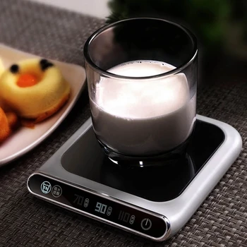 

Urallife Mini Heating Coasters USB Charging Warmer Heat Base Adjustment Constant Temperature Mug Mat Keep Drink Warm Heater 5V