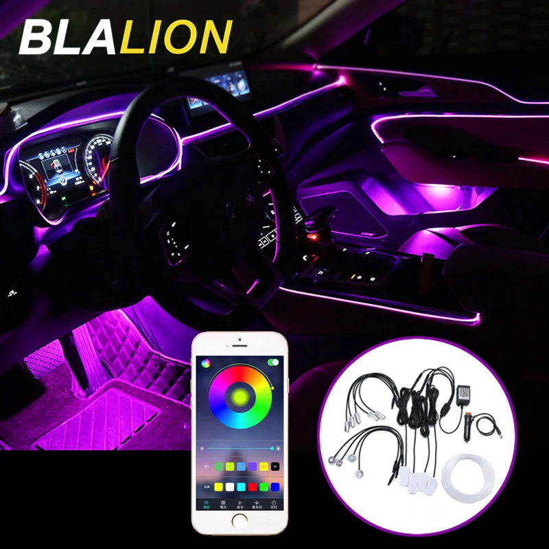 Светодиодные RGB ленты подсветка автомобиля сделай сам 2/4/6 м | Автомобили и