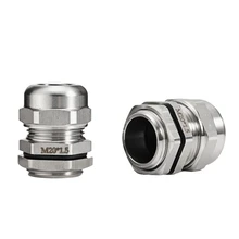 Waterproof Cable Gland Connector IP68 304 Stainless Steel Inox PG7 for 3-6.5mm PG9 PG11 PG13.5 PG16 PG19/21