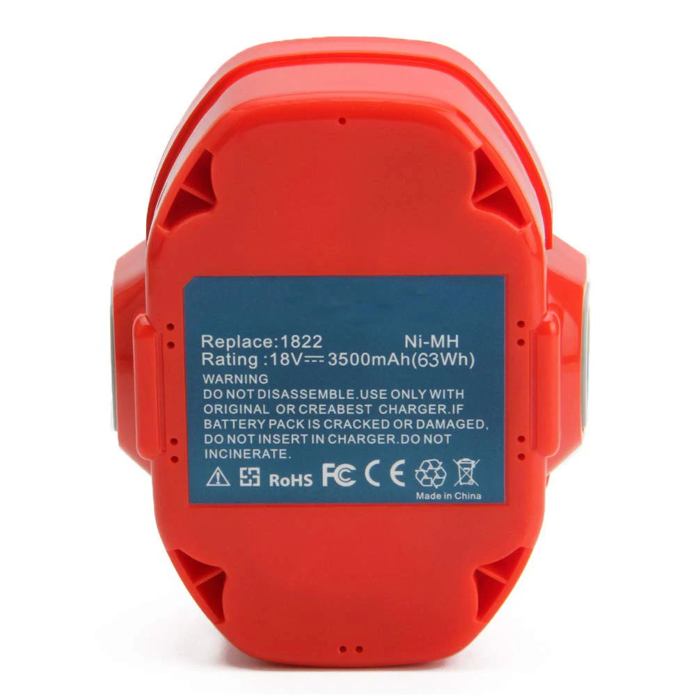 Makita 18V 3000mAh Ni-Mh Replacement Battery for 1835 1834 1823 1822 PA18 192827-3 192826-5 6391D 6343D 4334D 6347DWDE