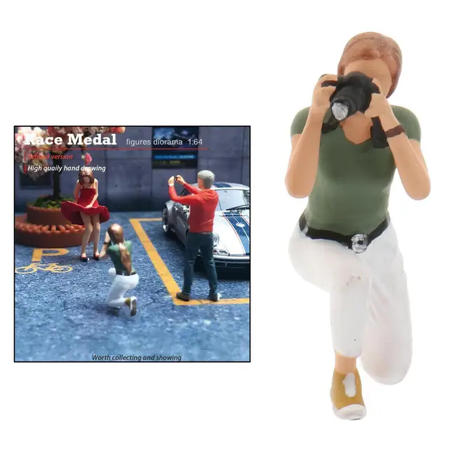 1/64 Scale Miniature Scene People Men Action Figure Scenario Character for Diorama Train Layout DIY Set 5