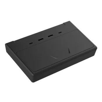 

ABS USB Expander Box 4-USB 2-Type C Car Hub 6 Ports In 1 For Tesla Model 3