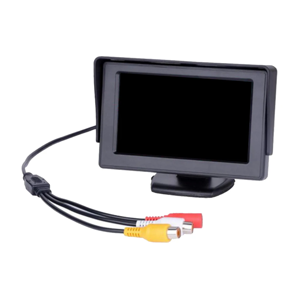 4.3 '' TFT-LCD Integrated Display With Black Reverse Camera Parking System