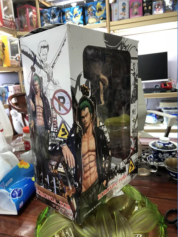 Аниме ONE PIECE Roronoa Zoro Street Trends статуя соломенная шляпа Пираты ПВХ фигурка Коллекция Модель игрушки