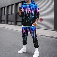 

2022 New Men Tracksuit Set Sweatsuit Jogger Suit Tracksuit For Men Hoodie Pant Men Set Winter Sportswear Fashion Male Clothing
