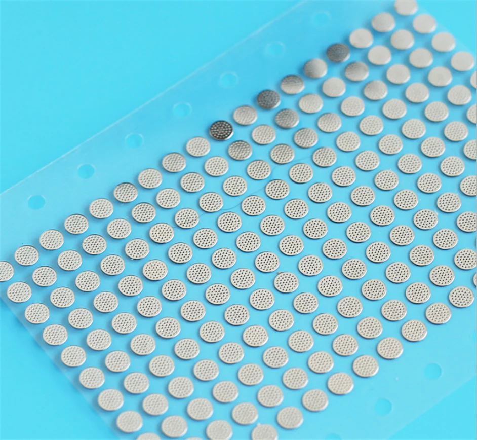 50pcs Earphone dust net Steel mesh filter Pure copper nickel plated metal mesh Headphone Steel Mesh