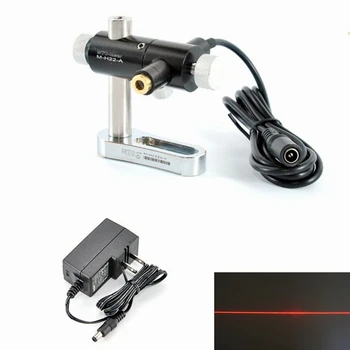 

Line Adjustable 650nm 50mw Red Laser Module w 5V Power Adapter & 2-aixs Locator 12x55mm