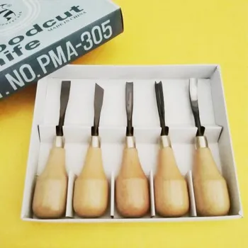 

5Pcs Professional Wood Carving Hand Chisels Tools Set Woodworking Gouges Lathe For Home DIY Equipment Hand Tools