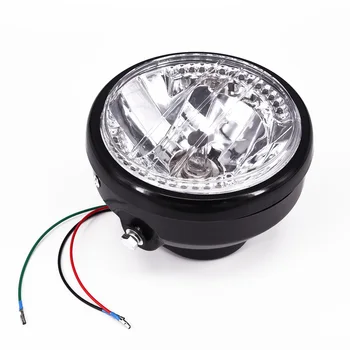 

7" Motorcycle Headlight Motorcycle Headlight Amber Turn Signal Indicators 18cm DC 12V