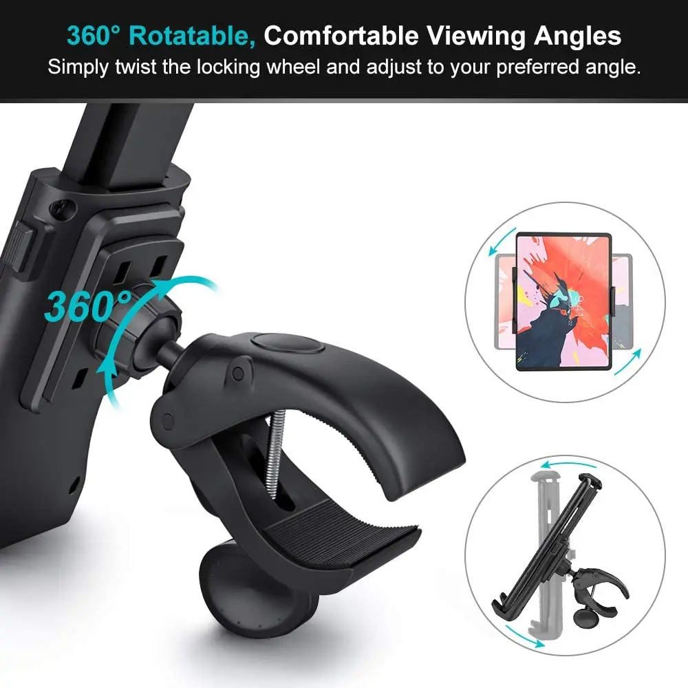 Tablet Holder Stand Mount for iPad Air Pro Bike Phone