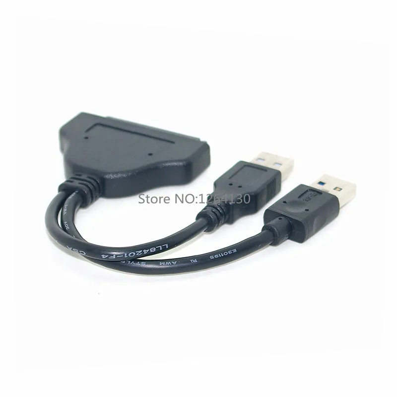 Высококачественный USB 3,0 для SATA 22P 2," адаптер для драйвера жесткого диска с USB кабелем питания-Скорость передачи данных до 5 Гб/сек
